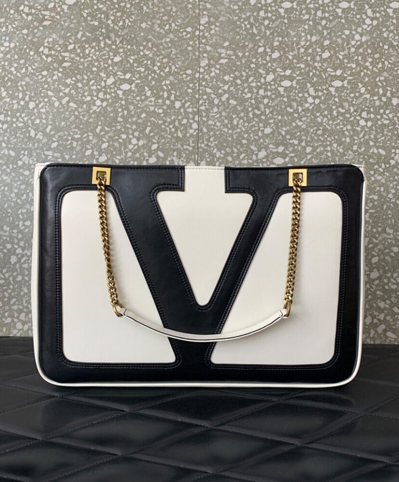 Valentino Garavani Viva Superstar Medium Nappa Leather Shopping Bag